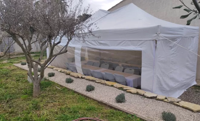 Location de tente de réception, Béziers, MATPROSEC